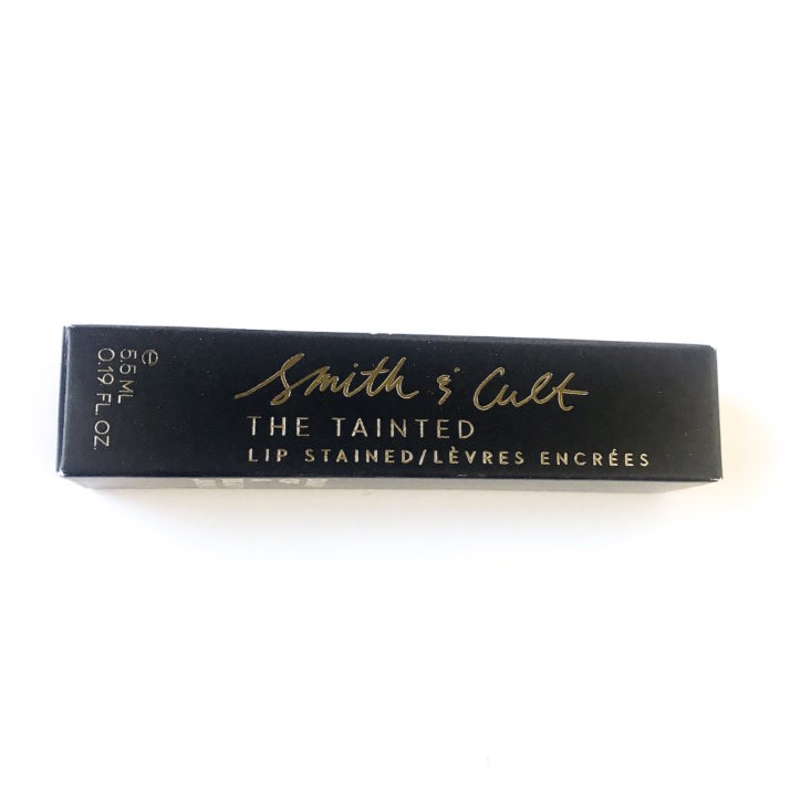 Birchbox Holiday Lip Kit Review - Smith & Cult The Tainted Lip Stained in Sweet Suite Packet front