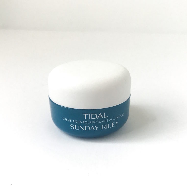 Birchbox Sunday Riley Discovery Kit Review - Tidal Brightening Enzyme Water Cream Front