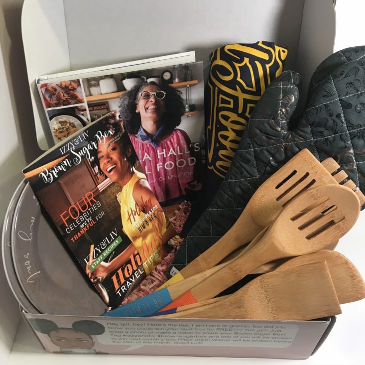Brown Sugar Box November 2018 - All Items Unboxed Front