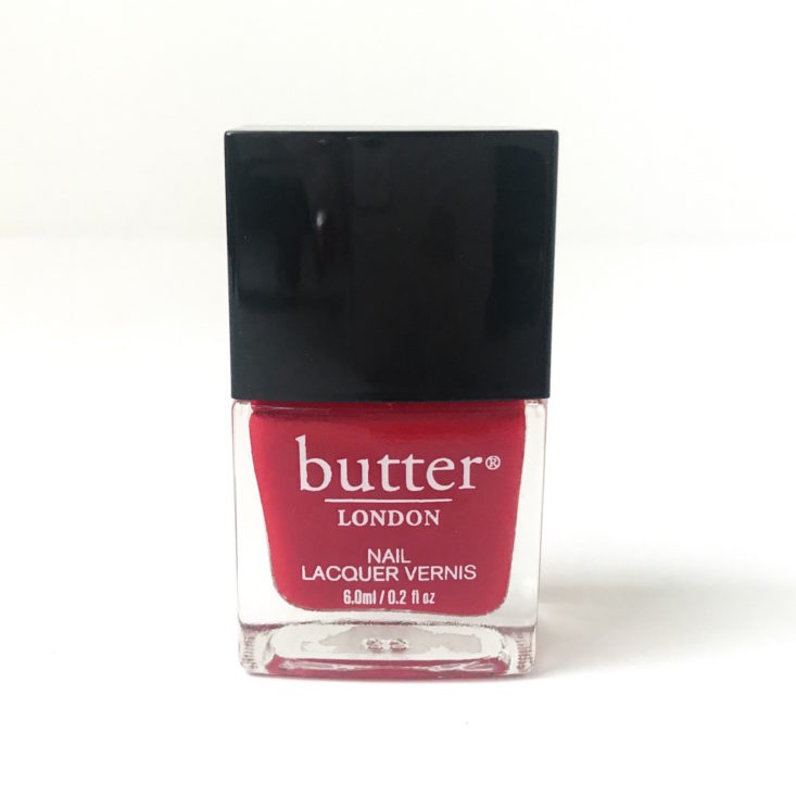 Butter London November 2018 - Come To Bed Red