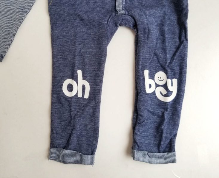 Cat & Jack Winter 2018 Review oh boy onesie close up