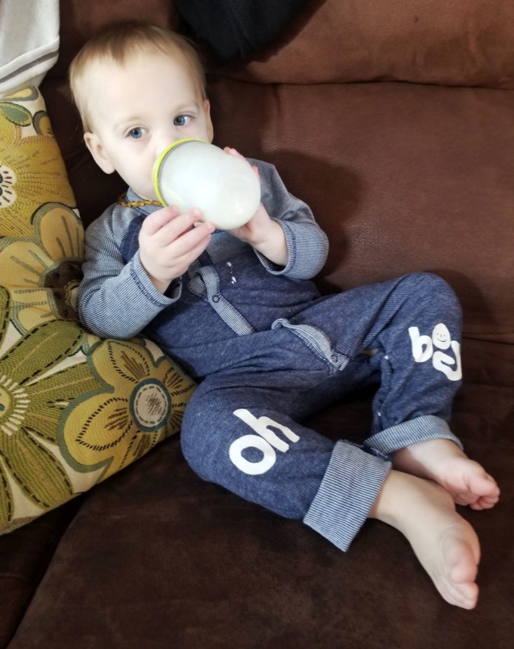 Cat & Jack Winter 2018 Review oh boy onesie on