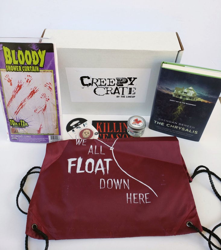 Creepy Crate September 2018 - All Box Contents Front