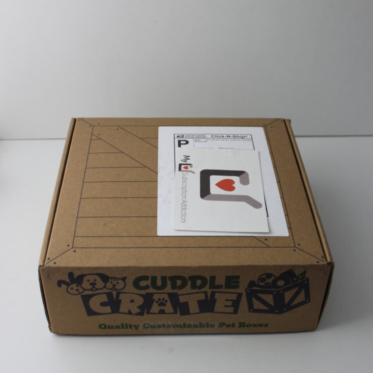 Cuddle Crate November 2018 - Box Review Front