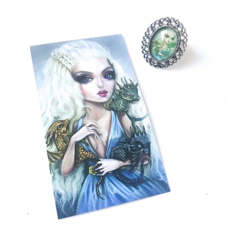 Enchantment Box “Mother of Dragons” December 2018 Review - Kurtis Rykovich Adjustable Ring Top