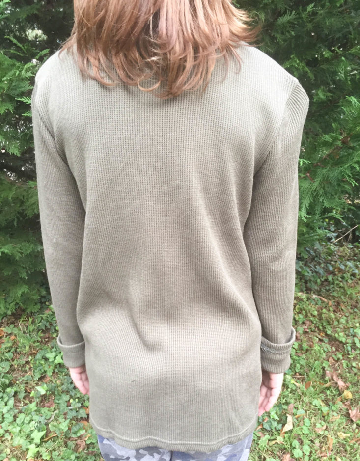 FabKids Subscription Review Boys Edition October 2018 - Henley Back