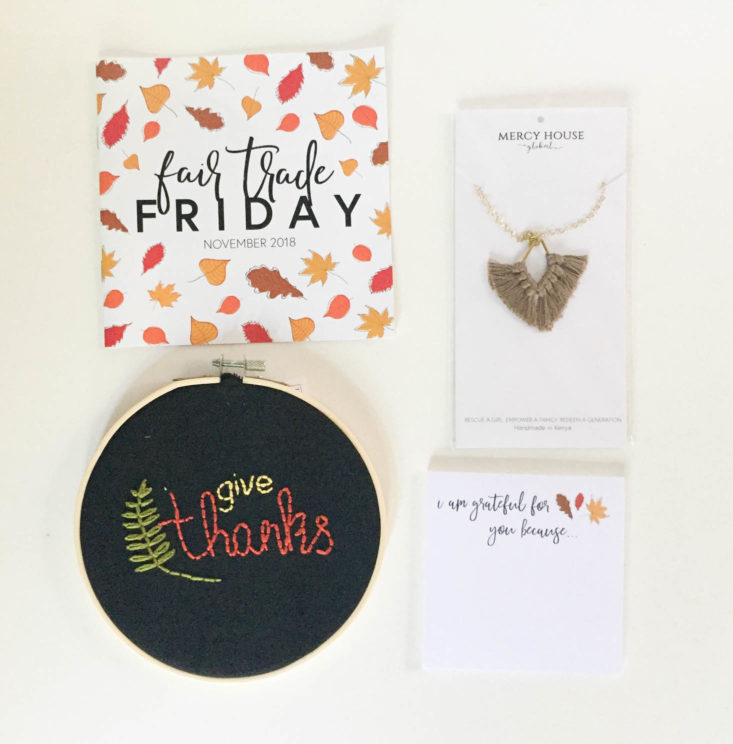 Fair Trade Friday November 2018 - All Products Front