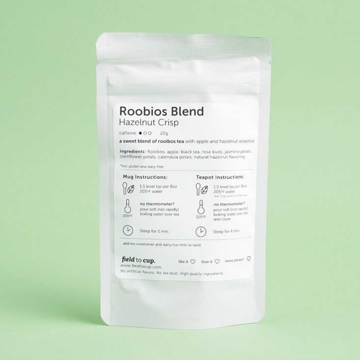 Field to Cup roobios bag