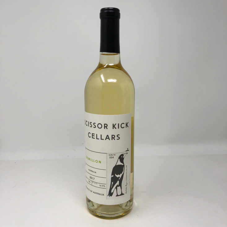 Firstleaf Wine November 2018 - Scissor Kick Sémillion Bottle Front