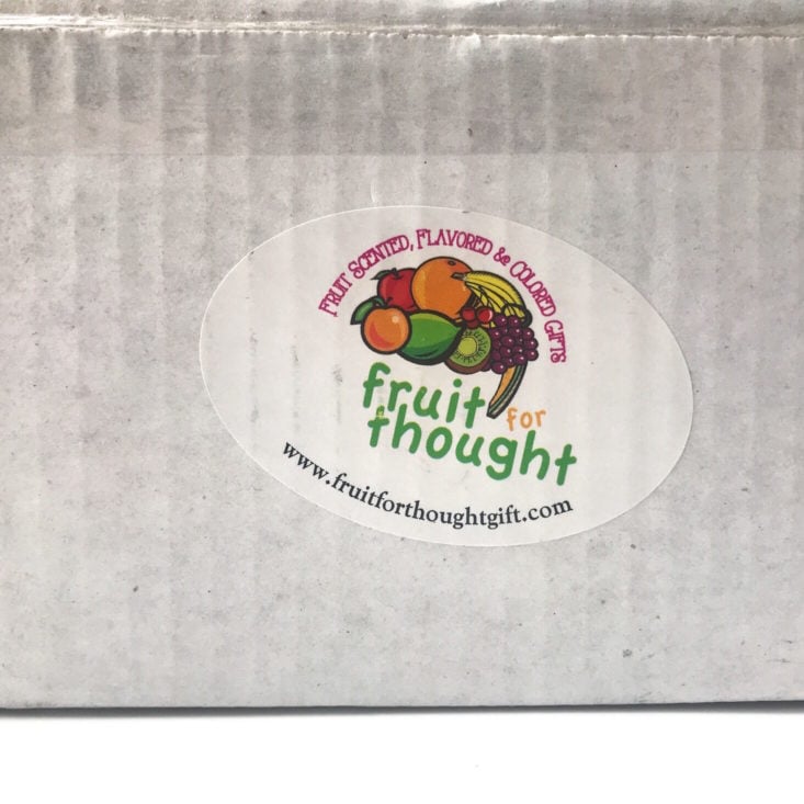 Fruit For Thought Box October 2018 - Box Top