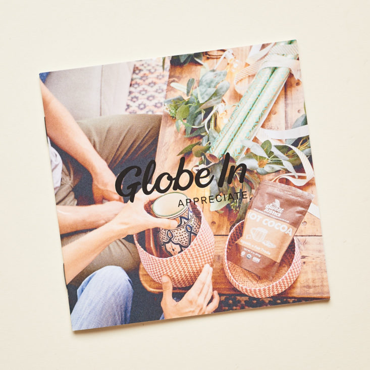 Globe In Appreciate booklet