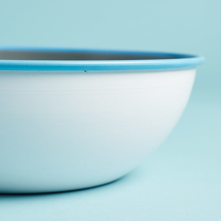 Globe In Bake side of bowl