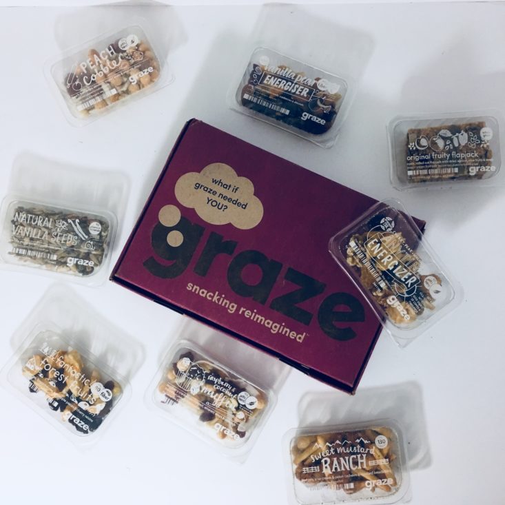 Graze Variety Box November 2018 Review - All Products With Box