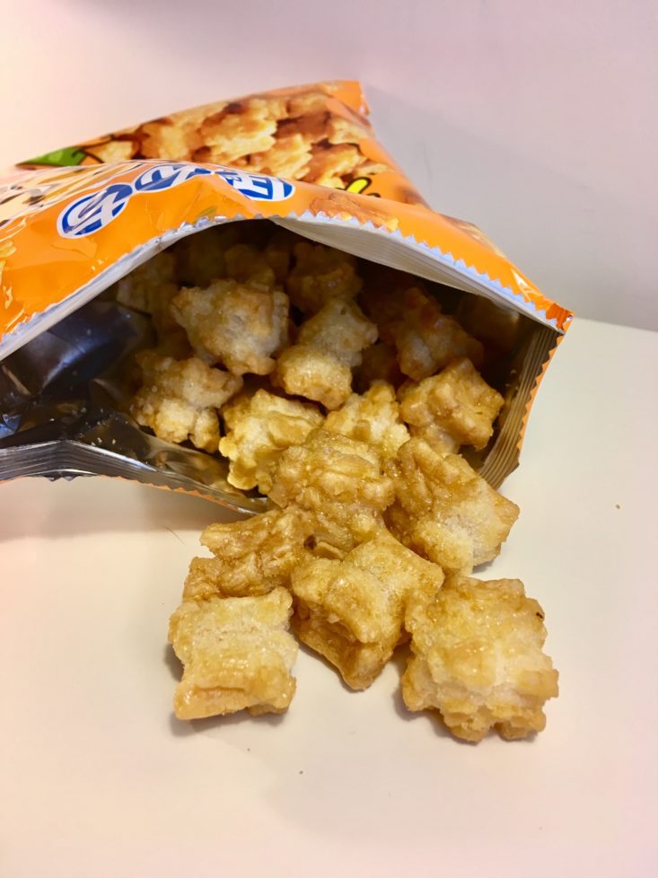 Japan Candy Box November 2018 - Bonchi Ponsuke Arare Crackers Pieces