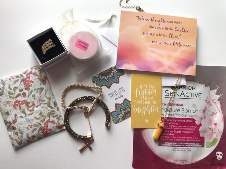 Jeweled By Jupiter October 2018 - Box Content Top