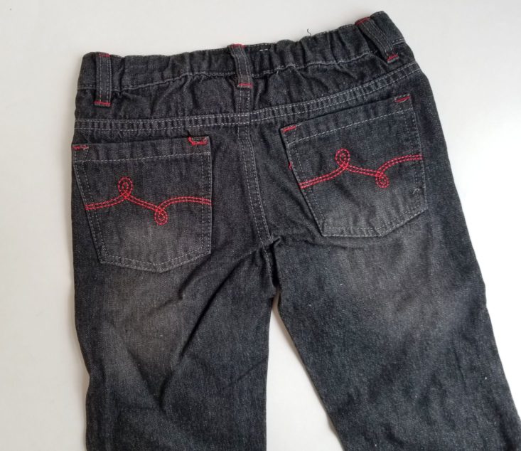 Kid Box Boy Box Fall 2018 red and black jeans back