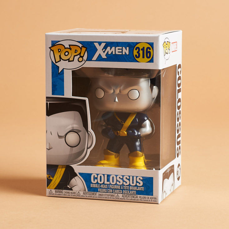 Pop In A Box November 2018 - X-Men Colossus Box Front