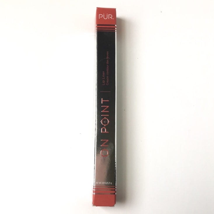 Pur Deluxe November 2018 - On Point Lipliner in Low Key Box Front