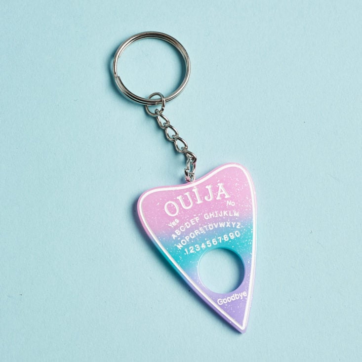Quirky Crate ouija pink pastel keychain