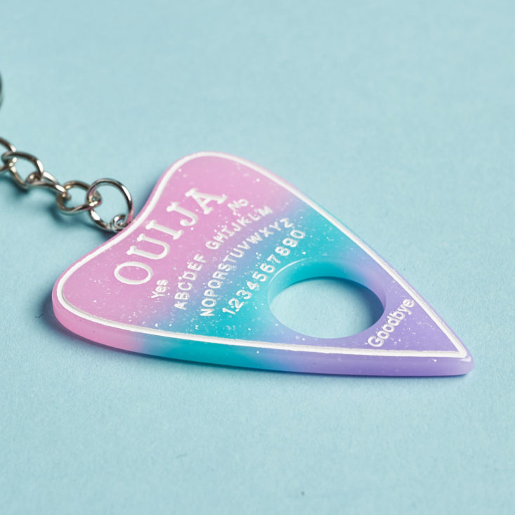 Quirky Crate planchette keychain