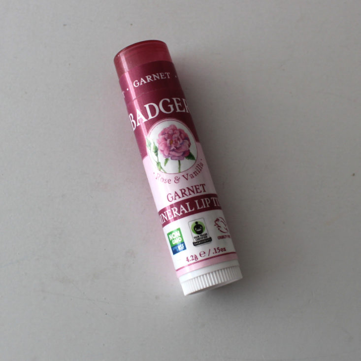 Rose and Vanilla Mineral Lip Tint by Badger Balm (0.15 oz)