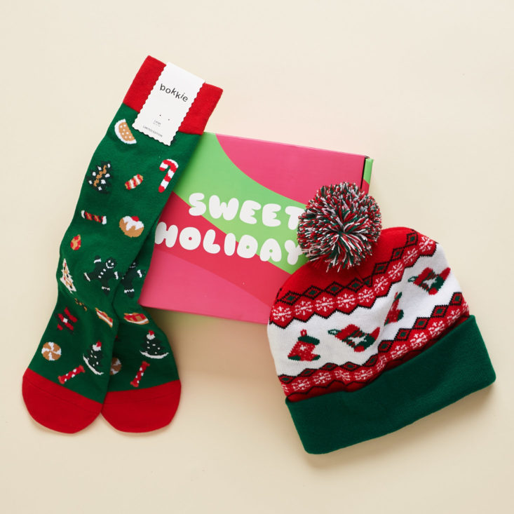 Say It With A Sock Holiday Box November 2018 - All Products Front