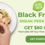 Hello Fresh Cyber Monday Coupon – $80 Off Your First Four Boxes!
