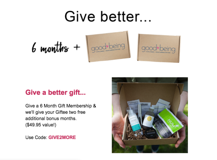 goodbeing subscription box free box deal
