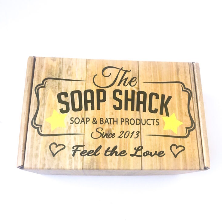 Soap Shack Box October 2018 - Unopened Box Top