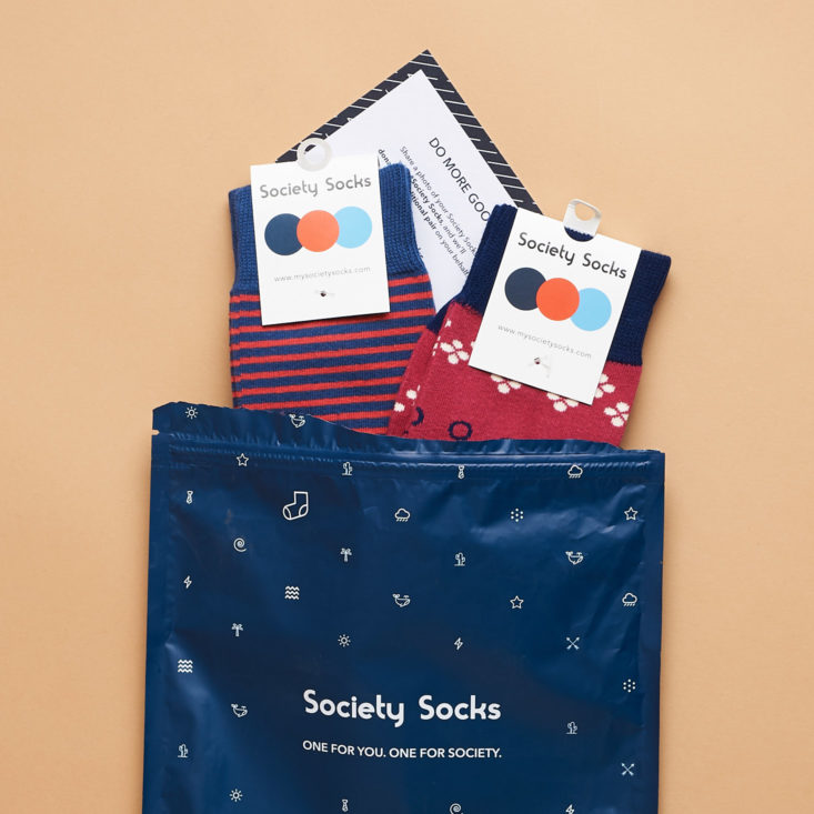 Society Socks unboxing