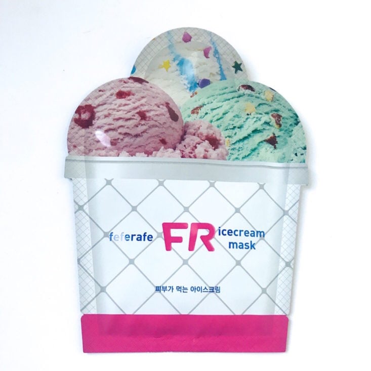 Sooni Pouch October 2018 - Feferafe Ice Cream Mask Front