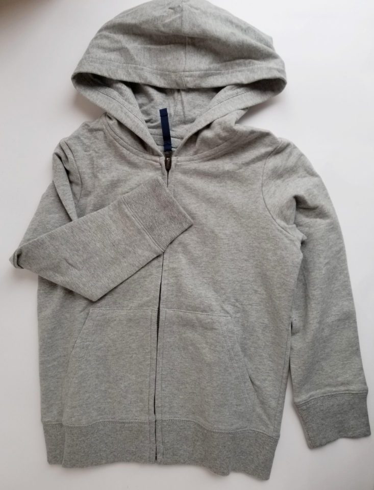 Stitch Fix Kids Boys November 2018 grey hoodie 