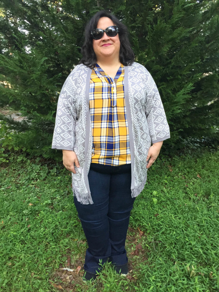 Stitch Fix Plus November 2018 - Cardigan Front