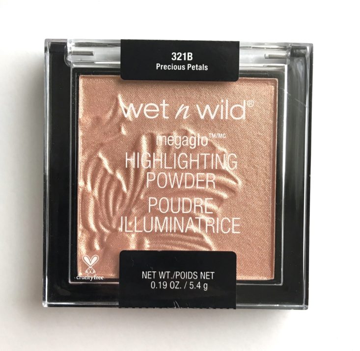 Target 12 Days of Beauty Advent Calendar Review November 2018 - Wet n Wild MegaGlo Highlighting Powder in Precious Petals Front