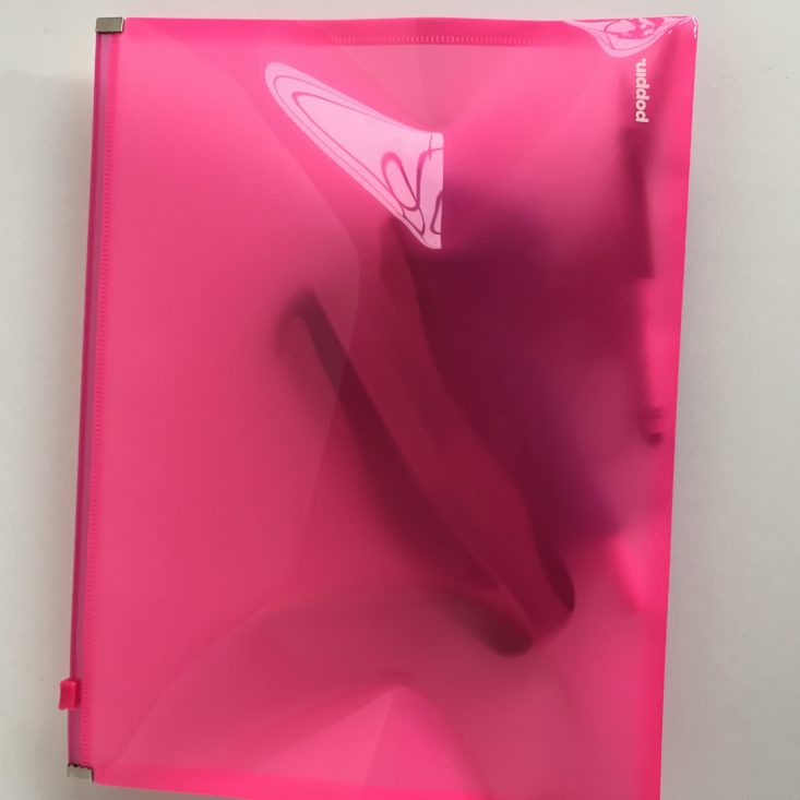 Trendy Memo November 2018 - Neon Pink Large Product Inside Zip Folio Top