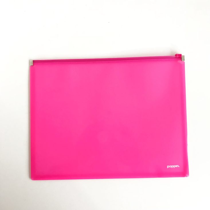 Trendy Memo November 2018 - Neon Pink Large Zip Folio Top