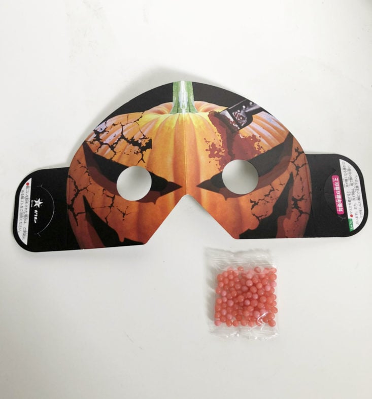 Umai Box October 2018 - Horror Mask and Candy Top