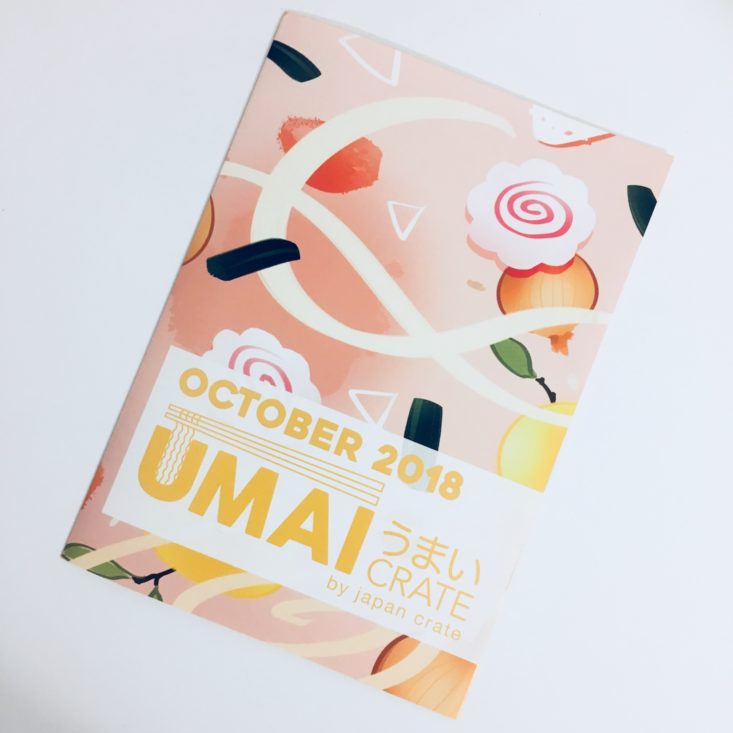 Umai Crate October 2018 - INFO CARD Front 1