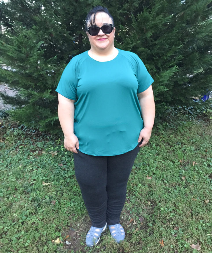 Wantable Fitness Edit Subscription Review October 2018 - G Force Tee by Shape Active Front