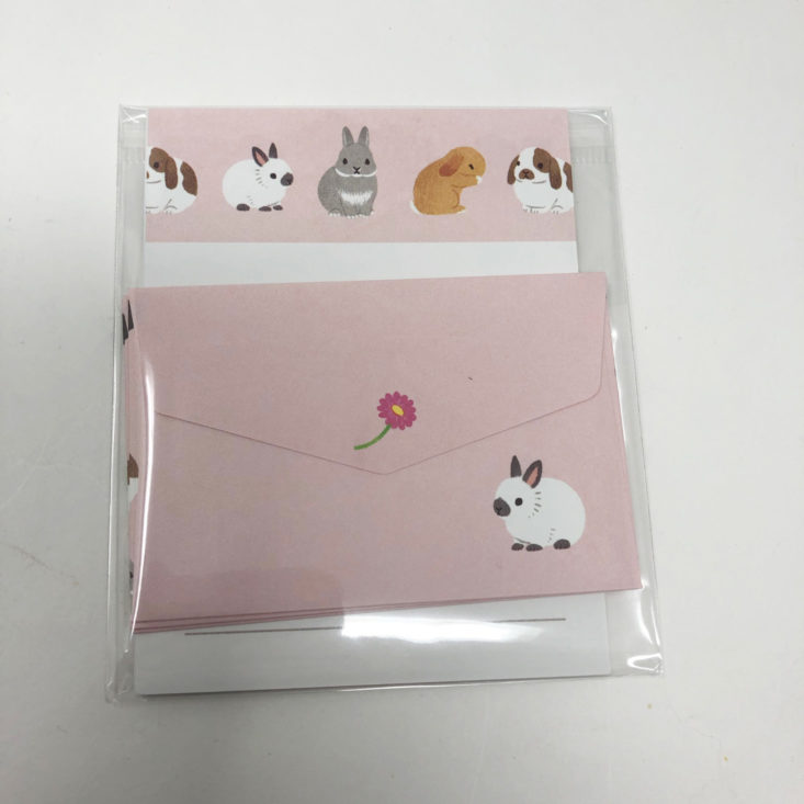 ZenPop Japanese Stationery Pack Review October 2018 - Mini Letter Set Packaged Top