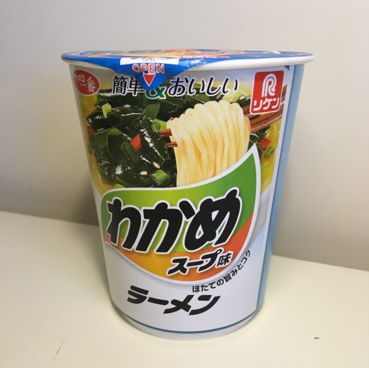 ZenPop September 2018 seaweed ramen package