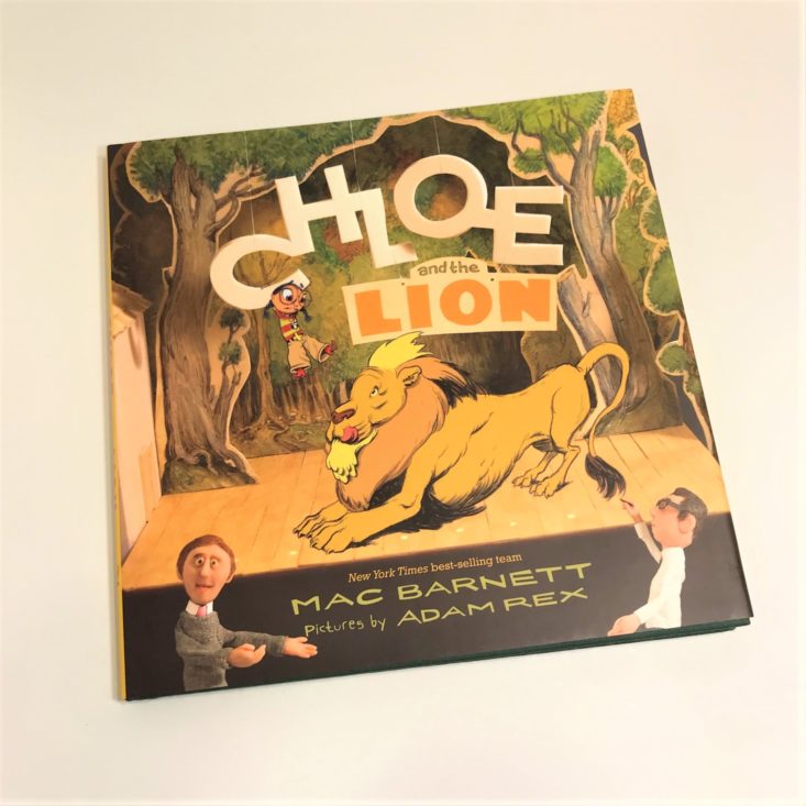 Amazon Prime Book Box December 2018 - Chloe and the Lion Book Front Top