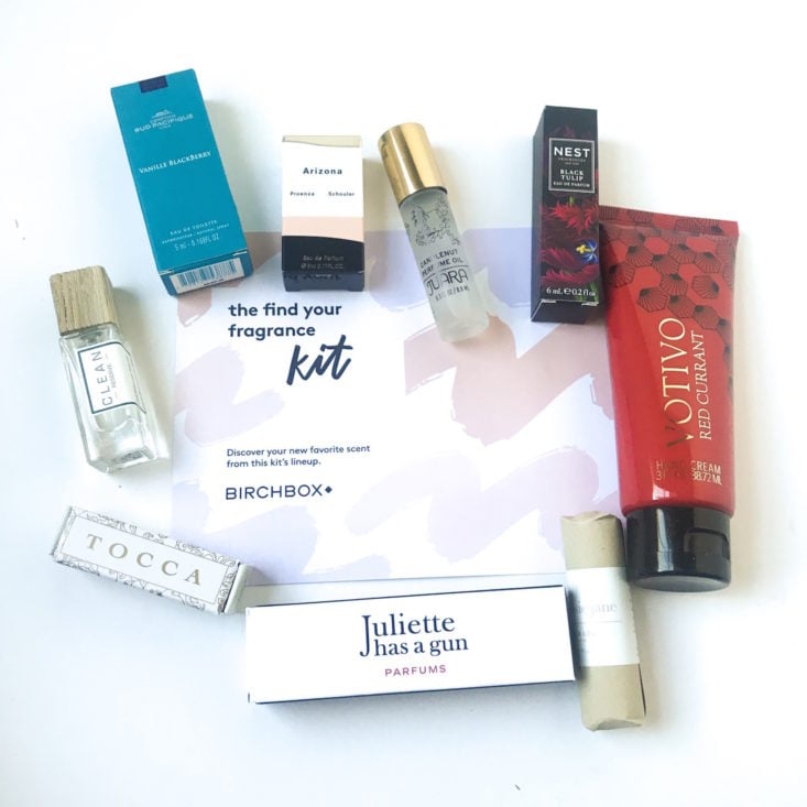 Birchbox Fragrance - All Contents Top