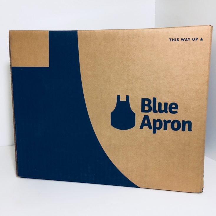 Blue Apron Subscription Box December 2018 - Box Front