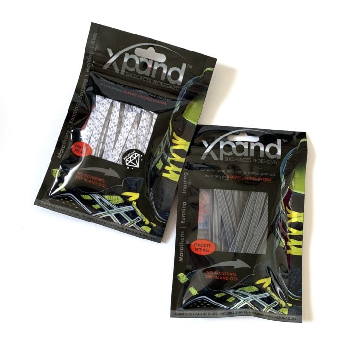 BuffBoxx Fitness Subscription Review December 2018 - Xpand Elastic Lacing System Front Top