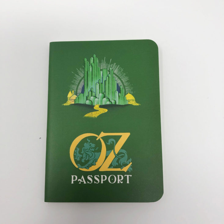 Coffee & A Classic Kids November 2018 - Oz Passport Notebook Front Top