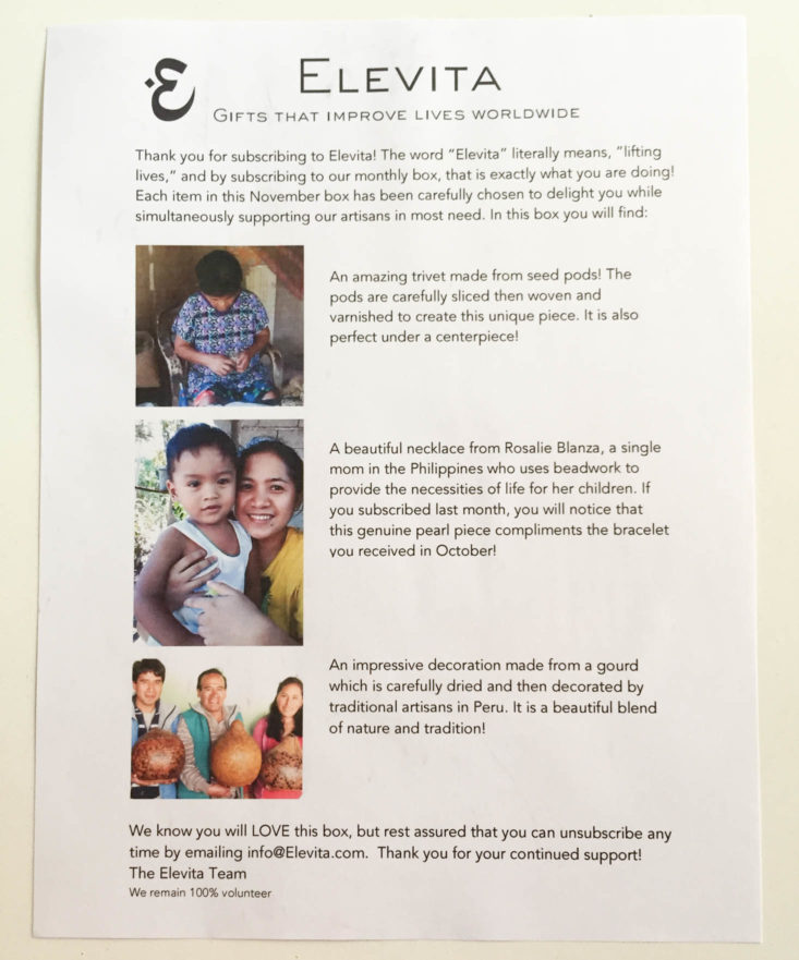 Elevita November 2018 - Booklet