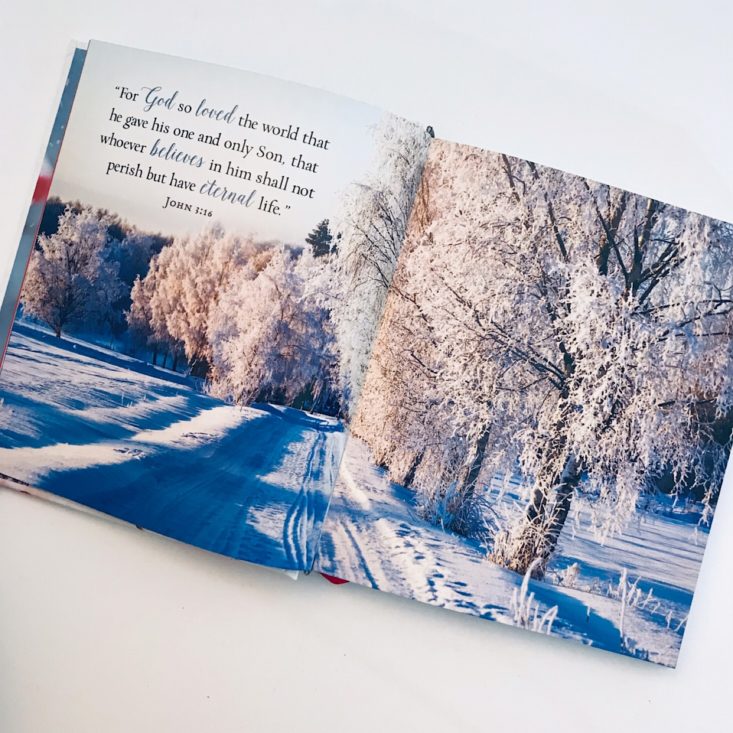 Faithbox December 2018 - Jesus Calling For Christmas excerpts from the book Front 1