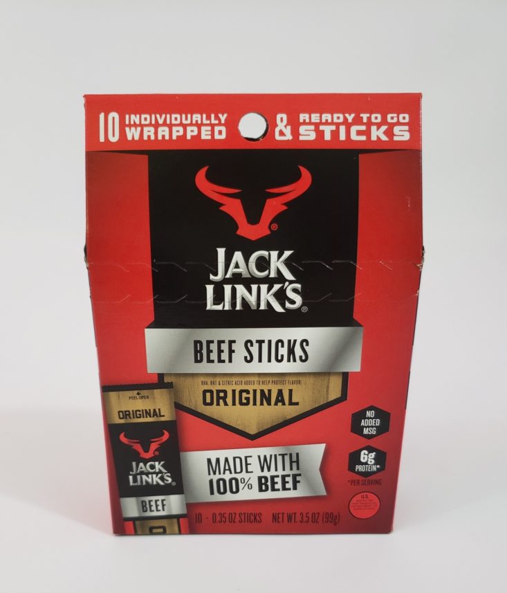 Food And Snack December 2018 - Jack Link’s Beef Sticks Front