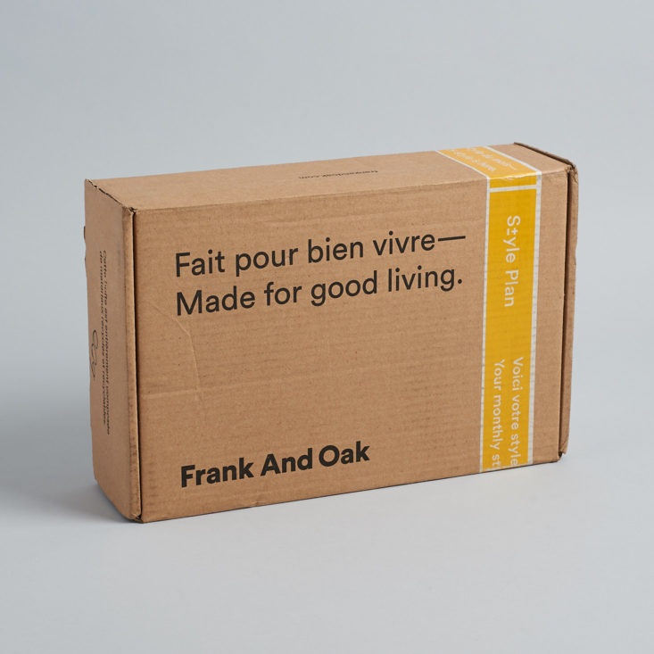 Frank and Oak box
